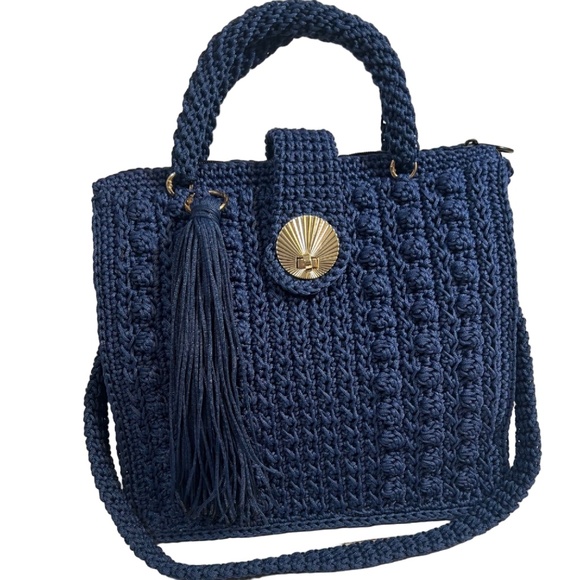 Crochet Shoulder Sling Bag for Women - Picture 1 of 4